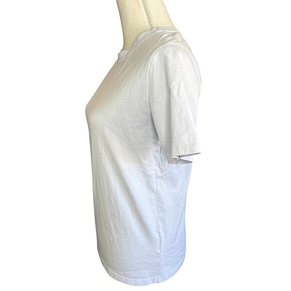 TWOI Crewneck T-shirt periwinkle blue casual everyday basics neutral women’s - Picture 3 of 9